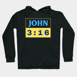 Bible Verse John 3:16 | Christian Hoodie